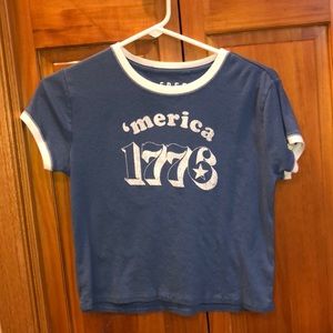 💙❕’Merica Aeropostale crop top ❕💙